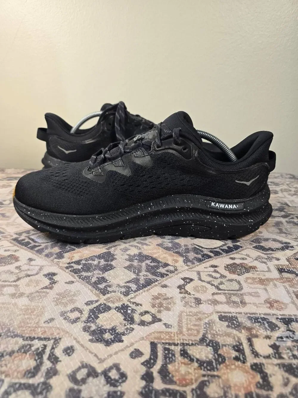 Hoka One One Kawana 2 Triple Black Men’s Running Shoes Size 11.5